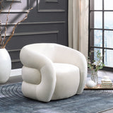 Roxbury Velvet Accent Chair - Stylish Contemporary Design with Deep Channel Tufting for Comfort
