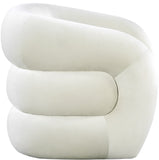 Roxbury Velvet Accent Chair - Stylish Contemporary Design with Deep Channel Tufting for Comfort