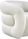 Roxbury Velvet Accent Chair - Stylish Contemporary Design with Deep Channel Tufting for Comfort
