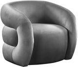Roxbury Velvet Accent Chair - Stylish Contemporary Design with Deep Channel Tufting for Comfort