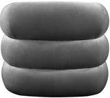 Roxbury Velvet Accent Chair - Stylish Contemporary Design with Deep Channel Tufting for Comfort