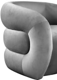 Roxbury Velvet Accent Chair - Stylish Contemporary Design with Deep Channel Tufting for Comfort