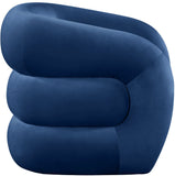 Roxbury Velvet Accent Chair - Stylish Contemporary Design with Deep Channel Tufting for Comfort