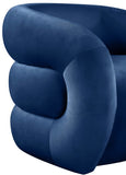 Roxbury Velvet Accent Chair - Stylish Contemporary Design with Deep Channel Tufting for Comfort
