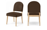 Varinelle Velvet Upholstered Dining Chair (Set of 2)
