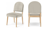 Varinelle Velvet Upholstered Dining Chair (Set of 2)