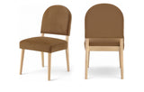 Varinelle Velvet Upholstered Dining Chair (Set of 2)