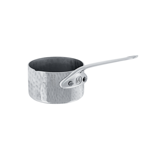 Mauviel M'MINIS Stainless Steel Mini Sauce Pan With Pouring Lip, Cast Stainless Steel Handle, 2-in