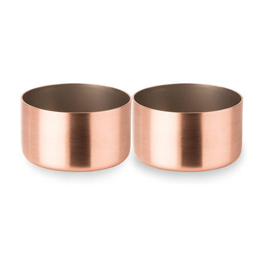 Mauviel M'PASSION Copper & Stainless Steel 2-Piece Souffle Mold Set