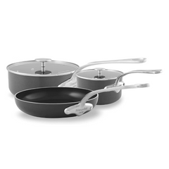 Mauviel M'STONE 3 5-Piece Cookware Set With Cast Stainless Steel Handles