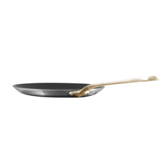 Mauviel M'COOK B Crepe Pan Eclipse With Brass Handles, 11.8-In