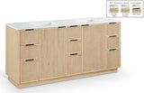 Willard - Engineered Stone And Solid Wood Bathroom Vanity
