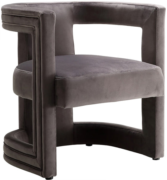 Blair Contemporary Barrel Accent Chair - Plush Cushion Support and Stylish Modern Design for Any Space