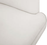 Rays Luxe Velvet Accent Chair with Brushed Gold Legs - Stylish Contemporary Seating for Any Room