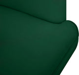 Rays Luxe Velvet Accent Chair with Brushed Gold Legs - Stylish Contemporary Seating for Any Room