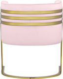 Rays Luxe Velvet Accent Chair with Brushed Gold Legs - Stylish Contemporary Seating for Any Room