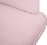 Rays Luxe Velvet Accent Chair with Brushed Gold Legs - Stylish Contemporary Seating for Any Room