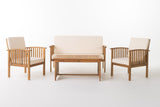 LOVEN Outdoor 4-Piece Chat Set