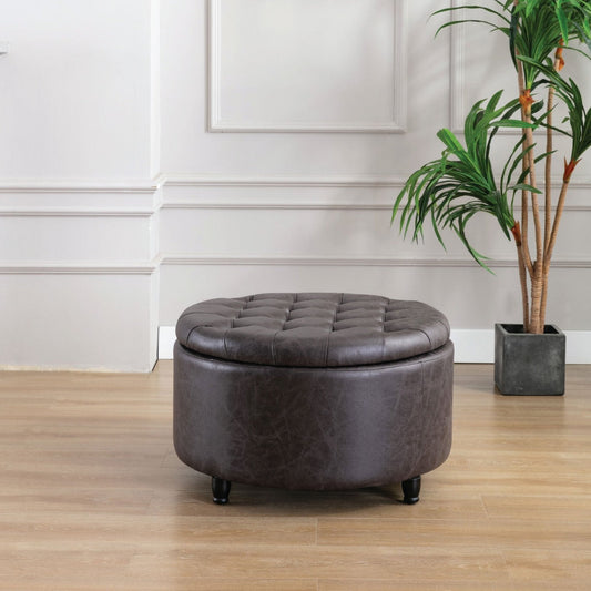 Modern Round Ottoman Footrest