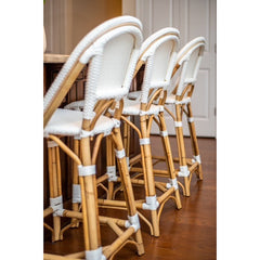 Vale Counter Height Bar Stool - White