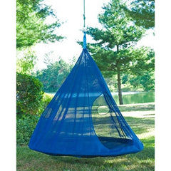 5FT Dia Hammock TearDrop Hanging Chair- Dark Blue