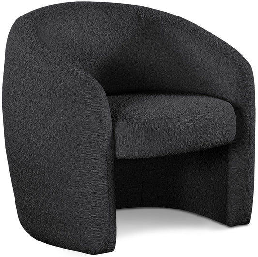 Acadia Boucle Fabric Accent Chair - Plush Comfort with Contemporary Rounded Back Design for Any Room