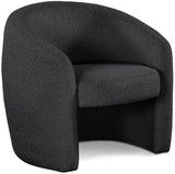 Acadia Boucle Fabric Accent Chair - Plush Comfort with Contemporary Rounded Back Design for Any Room