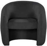 Acadia Boucle Fabric Accent Chair - Plush Comfort with Contemporary Rounded Back Design for Any Room