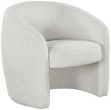 Acadia Boucle Fabric Accent Chair - Plush Comfort with Contemporary Rounded Back Design for Any Room
