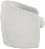 Acadia Boucle Fabric Accent Chair - Plush Comfort with Contemporary Rounded Back Design for Any Room