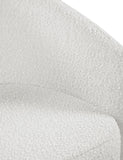 Acadia Boucle Fabric Accent Chair - Plush Comfort with Contemporary Rounded Back Design for Any Room