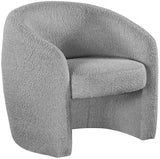 Acadia Boucle Fabric Accent Chair - Plush Comfort with Contemporary Rounded Back Design for Any Room