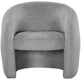 Acadia Boucle Fabric Accent Chair - Plush Comfort with Contemporary Rounded Back Design for Any Room