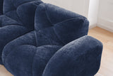 MYLO 110" 3-Seater Sofa with 2 Ottomans