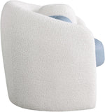 Acadia Boucle Fabric Accent Chair - Plush Comfort with Contemporary Rounded Back Design for Any Room