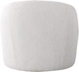 Acadia Boucle Fabric Accent Chair - Plush Comfort with Contemporary Rounded Back Design for Any Room