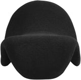 Theodore Faux Shearling Accent Chair - Elegant Contemporary Design for Living Room or Bedroom