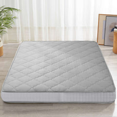 MAXYOYO 6" Extra Thick Diamond Wave Quilted Floor Futon Mattress, Topper Mattress Pad, Grey