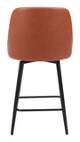 Keppel Swivel Counter Stool Brown