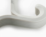 Orderly™ Set of 5 Anti-tangle Ecru Clothes Hangers