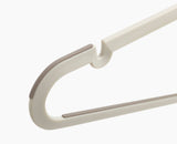Orderly™ Set of 5 Anti-tangle Ecru Clothes Hangers