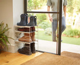 Level™ Adjustable Ecru Shoe Rack