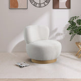 Calais Contemporary Accent Chair - Mid-Century Modern Design with Sturdy Natural Oak Base