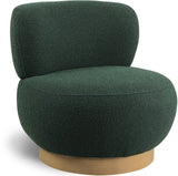 Calais Contemporary Accent Chair - Mid-Century Modern Design with Sturdy Natural Oak Base