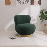 Calais Contemporary Accent Chair - Mid-Century Modern Design with Sturdy Natural Oak Base