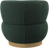 Calais Contemporary Accent Chair - Mid-Century Modern Design with Sturdy Natural Oak Base