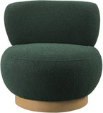 Calais Contemporary Accent Chair - Mid-Century Modern Design with Sturdy Natural Oak Base