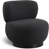 Calais Contemporary Accent Chair - Mid-Century Modern Design with Sturdy Natural Oak Base