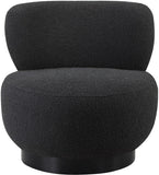 Calais Contemporary Accent Chair - Mid-Century Modern Design with Sturdy Natural Oak Base