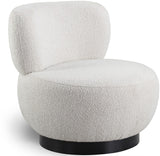 Calais Contemporary Accent Chair - Mid-Century Modern Design with Sturdy Natural Oak Base